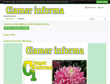 Tablet Screenshot of abbonati.clamerinforma.it